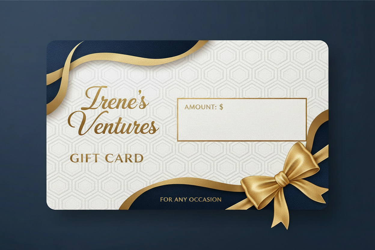 Adjust it to say that it's for Irene's Ventures.